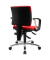 Topstar Bürostuhl Pro 30 chrom, PU39AG21 Stoff rot, Gestell chrom