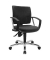 Topstar Bürostuhl Pro 30 chrom, PU39AG22 Stoff anthrazit, Gestell chrom