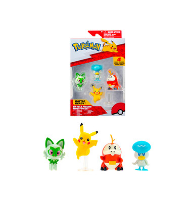 Jazwares Battle Ready PKW3402 Pokémon Battle Figur Gen IX Spielfiguren-Set