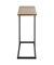 Beistelltisch 37100, 64cm (H), 24x49cm (BxT), rechteckig, bologna-eiche / schwarz
