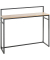 Konsolentisch 37465, 89cm (H), 100x30cm (BxT), rechteckig, bergen-eiche / schwarz