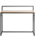 Konsolentisch 37465, 89cm (H), 100x30cm (BxT), rechteckig, bergen-eiche / schwarz