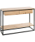 Konsolentisch 37478, 75cm (H), 100x35cm (BxT), rechteckig, bergen-eiche / schwarz