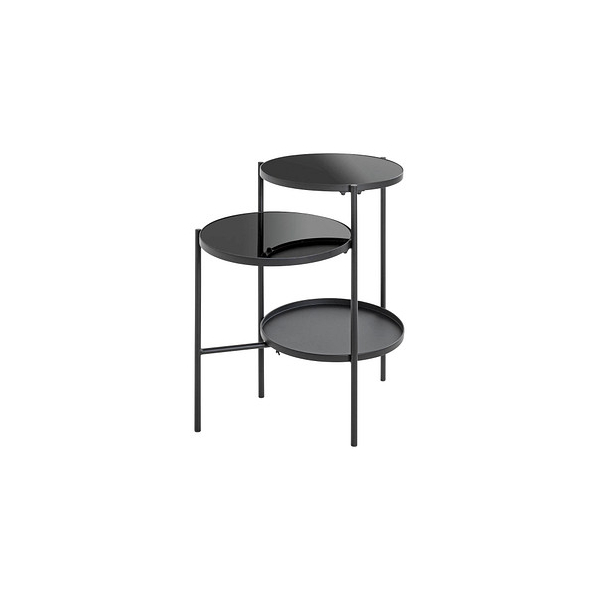 4001070475671 - Beistelltisch Glas schwarz 560 x 390 x 710 cm 4001070475671 HAKU Möbel 4001070475671 - Beistelltisch Glas schwarz 560 x 390 x 710 cm 4001070475671 HAKU Möbel