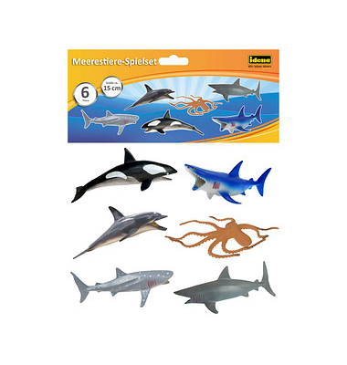 Idena P09810B06B Meerestiere Spielfiguren-Set