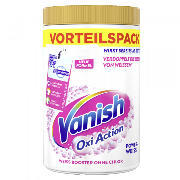 4251758407191 - VANISH Fleckenentferner Oxi Action Powerweiß 3256654 165kg 4251758407191 1650 Gramm 4251758407191 - VANISH Fleckenentferner Oxi Action Powerweiß 3256654 165kg 4251758407191 1650 Gramm
