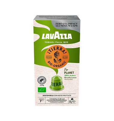 LAVAZZA Tierra for Planet Bio-Kaffeekapseln Arabicabohnen 55,0 g