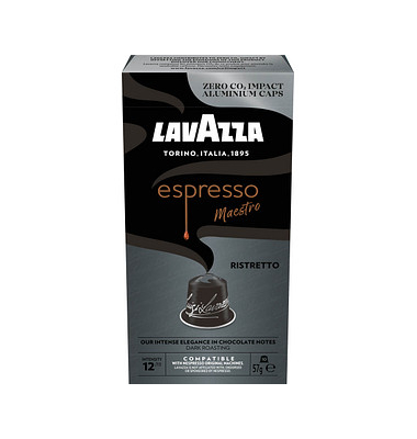 LAVAZZA Espresso Maestro Ristretto Kaffeekapseln Arabica- und Robustabohnen kräftig 57,0 g