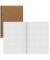 Notizbuch 104347270, FACT!plus, braun, A4, kariert, 90g, 96 Blatt / 192 Seiten