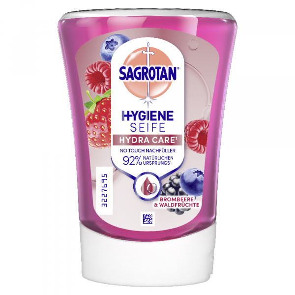 4002448100003 - Flüssigseifen 3025762 HYDRA CARE NO TOUCH Brombeere & Waldfrüchte 250 ml Nachfüllflasche 4002448100003 250 Milliliter