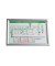 Plakat-Klapprahmen, 4797 23, silber, A3, 12mm Profil, Aluminiumrahmen