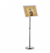 Infost&auml;nder 4799 23, A3, 77-120,5cm h&ouml;henverstellbar, Klapprahmen, silber