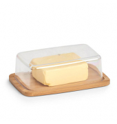 Zeller Butterdose 6,0 cm hoch transparent