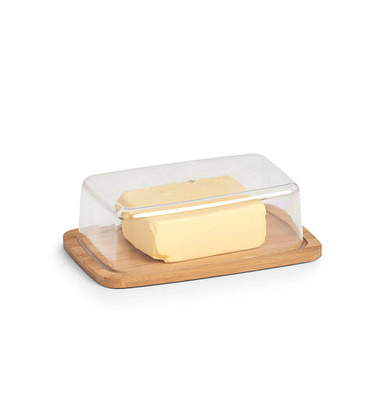 Zeller Butterdose 6,0 cm hoch transparent