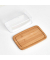 Zeller Butterdose 6,0 cm hoch transparent