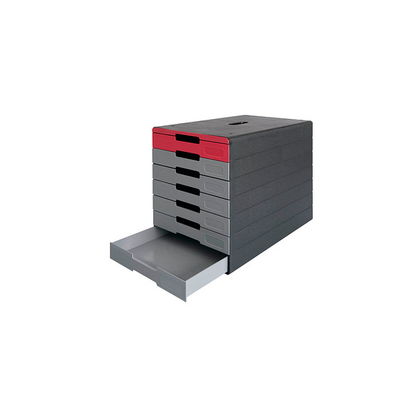 4005546737362 - IDEALBOX PRO 7 776303 Schubladenbox Anthrazit DIN A4 DIN C4 Anzahl der Schubfächer 7 4005546737362 - IDEALBOX PRO 7 776303 Schubladenbox Anthrazit DIN A4 DIN C4 Anzahl der Schubfächer 7