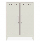 BISLEY Sideboard Fern Middle, FERMID696 verkehrsweiß 6 Fachböden 80,0 x 40,0 x 110,0 cm