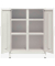 BISLEY Sideboard Fern Middle, FERMID696 verkehrsweiß 6 Fachböden 80,0 x 40,0 x 110,0 cm