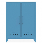 Sideboard Fern Middle, FERMID605 blau 6 Fachböden 80,0 x 40,0 x 110,0 cm