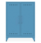 BISLEY Sideboard Fern Middle, FERMID605 blau 6 Fachböden 80,0 x 40,0 x 110,0 cm