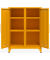 BISLEY Sideboard Fern Middle, FERMID642 gelb 6 Fachböden 80,0 x 40,0 x 110,0 cm