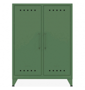 Sideboard Fern Middle, FERMID623 olivgrün 6 Fachböden 80,0 x 40,0 x 110,0 cm
