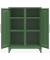 BISLEY Sideboard Fern Middle, FERMID623 olivgrün 6 Fachböden 80,0 x 40,0 x 110,0 cm