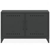 Sideboard Fern Cabby, FERCAB634 anthrazitgrau 4 Fachböden 114,0 x 40,0 x 72,5 cm
