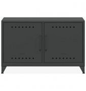 Sideboard Fern Cabby, FERCAB634 anthrazitgrau 4 Fachböden 114,0 x 40,0 x 72,5 cm