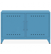 Sideboard Fern Cabby, FERCAB605 blau 4 Fachböden 114,0 x 40,0 x 72,5 cm