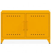 BISLEY Sideboard Fern Cabby, FERCAB642 gelb 4 Fachböden 114,0 x 40,0 x 72,5 cm
