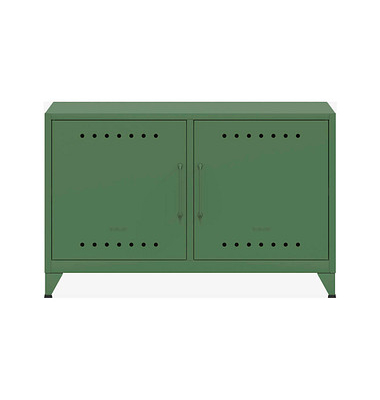 BISLEY Sideboard Fern Cabby, FERCAB623 olivgrün 4 Fachböden 114,0 x 40,0 x 72,5 cm