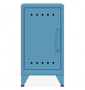BISLEY Stahlschrank Fern Mini FERMINLH605 blau 38,0 x 40,0 x 72,5 cm, aufgebaut
