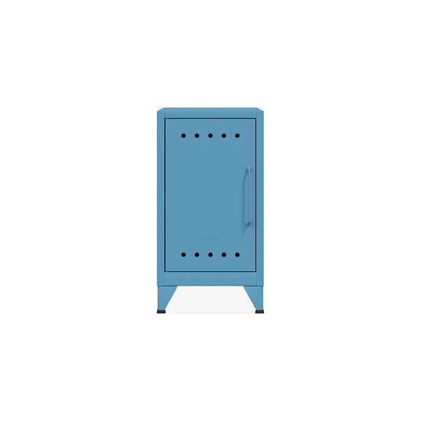 5020073853988 - BISLEY Metallschrank Fern Mini FERMINLH605 blau 1 Fachboden 380 x 400 x 725 cm aufgebaut 1 St