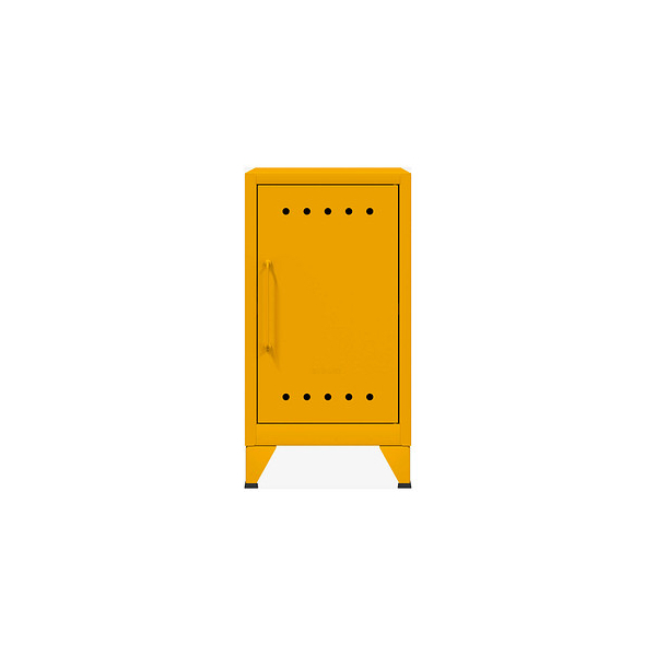 BISLEY Stahlschrank Fern Mini FERMINLH642 gelb 1 Fachboden 38,0 x 40,0 x 72,5 cm, aufgebaut, 1 St.