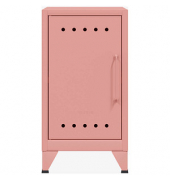 Stahlschrank Fern Mini FERMINLH620, pastelpink, 30x72,5x40cm (BxHxT)