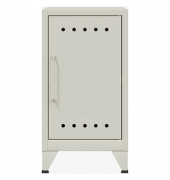 BISLEY Stahlschrank Fern Mini FERMINRH696 verkehrsweiß 38,0 x 40,0 x 72,5 cm, aufgebaut