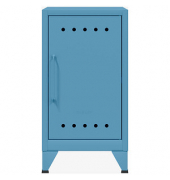 BISLEY Stahlschrank Fern Mini FERMINRH605 blau 38,0 x 40,0 x 72,5 cm, aufgebaut