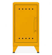 BISLEY Stahlschrank Fern Mini FERMINRH642 gelb 38,0 x 40,0 x 72,5 cm, aufgebaut