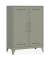 BISLEY Sideboard Fern Middle, FERMID645 lichtgrau 6 Fachböden 80,0 x 40,0 x 110,0 cm