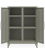 BISLEY Sideboard Fern Middle, FERMID645 lichtgrau 6 Fachböden 80,0 x 40,0 x 110,0 cm