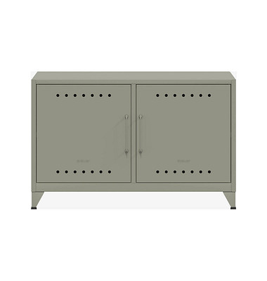 BISLEY Sideboard Fern Cabby, FERCAB645 lichtgrau 4 Fachböden 114,0 x 40,0 x 72,5 cm