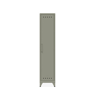 BISLEY Spind Fern Locker lichtgrau FERLOC645, 1 Schließfach 38,0 x 51,0 x 180,0 cm
