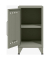 BISLEY Stahlschrank Fern Mini FERMINLH645 lichtgrau 38,0 x 40,0 x 72,5 cm, aufgebaut