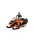 bruder Snowmobil mit Fahrer 63101 Spielzeugauto