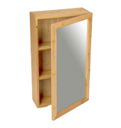 WENKO Spiegelschrank Bambusa braun 35,0 x 15,0 x 60,0 cm
