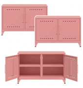 Sideboards Fern Cabby, FERCAB620P3 pastelpink 4 Fachböden 114,0 x 40,0 x 72,5 cm