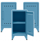 Stahlschränke Fern Mini FERMINRH605P3 blau 38,0 x 40,0 x 72,5 cm, aufgebaut