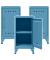 Stahlschränke Fern Mini FERMINRH605P3 blau 38,0 x 40,0 x 72,5 cm, aufgebaut