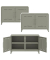 Sideboards Fern Cabby, FERCAB645P3 lichtgrau 4 Fachböden 114,0 x 40,0 x 72,5 cm
